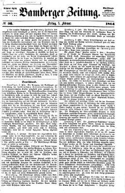 Bamberger Zeitung Freitag 5. Februar 1864