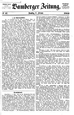 Bamberger Zeitung Samstag 6. Februar 1864