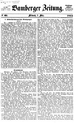 Bamberger Zeitung Mittwoch 2. März 1864