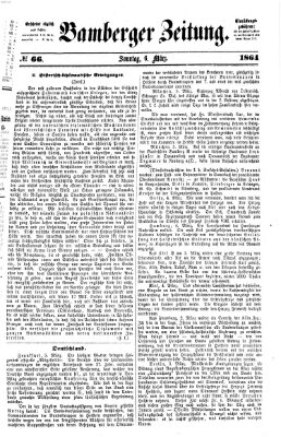 Bamberger Zeitung Sonntag 6. März 1864