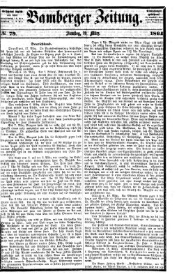 Bamberger Zeitung Samstag 19. März 1864