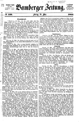 Bamberger Zeitung Freitag 20. Mai 1864