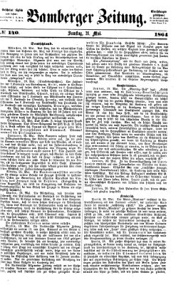 Bamberger Zeitung Samstag 21. Mai 1864