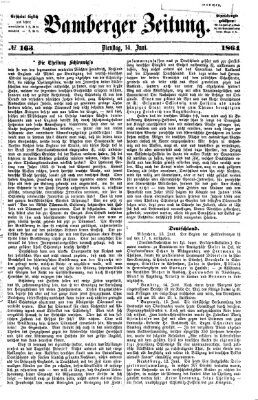 Bamberger Zeitung Dienstag 14. Juni 1864