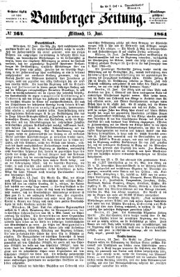 Bamberger Zeitung Mittwoch 15. Juni 1864