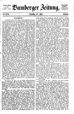 Bamberger Zeitung Samstag 25. Juni 1864