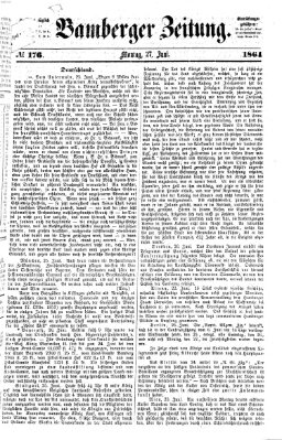 Bamberger Zeitung Montag 27. Juni 1864