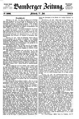 Bamberger Zeitung Mittwoch 27. Juli 1864