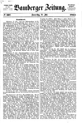 Bamberger Zeitung Donnerstag 28. Juli 1864