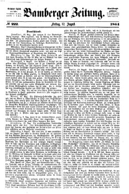 Bamberger Zeitung Freitag 12. August 1864