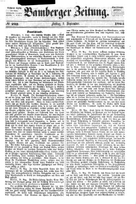 Bamberger Zeitung Freitag 2. September 1864