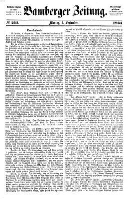 Bamberger Zeitung Montag 5. September 1864