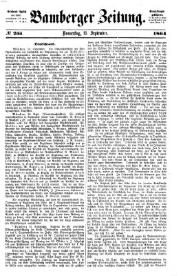 Bamberger Zeitung Donnerstag 15. September 1864