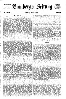 Bamberger Zeitung Samstag 29. Oktober 1864