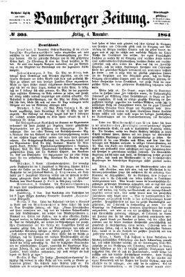 Bamberger Zeitung Freitag 4. November 1864