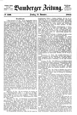 Bamberger Zeitung Dienstag 29. November 1864