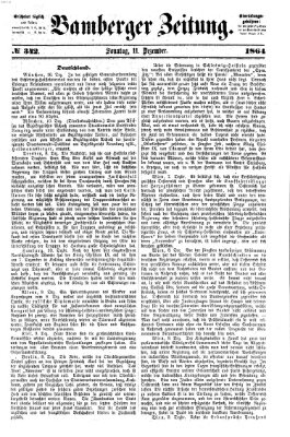 Bamberger Zeitung Sonntag 11. Dezember 1864