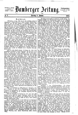 Bamberger Zeitung Freitag 6. Januar 1865