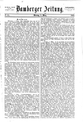 Bamberger Zeitung Montag 6. März 1865