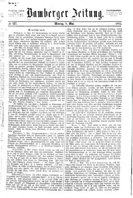 Bamberger Zeitung Montag 8. Mai 1865