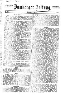 Bamberger Zeitung Dienstag 9. Mai 1865