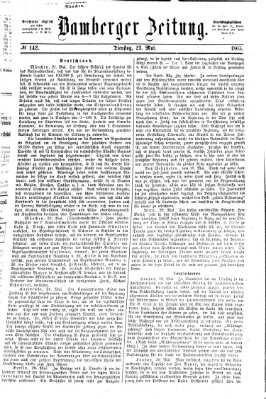 Bamberger Zeitung Dienstag 23. Mai 1865