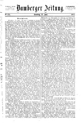 Bamberger Zeitung Dienstag 27. Juni 1865