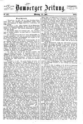 Bamberger Zeitung Montag 10. Juli 1865