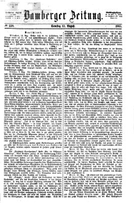 Bamberger Zeitung Samstag 12. August 1865