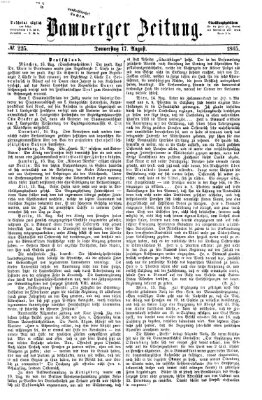 Bamberger Zeitung Donnerstag 17. August 1865