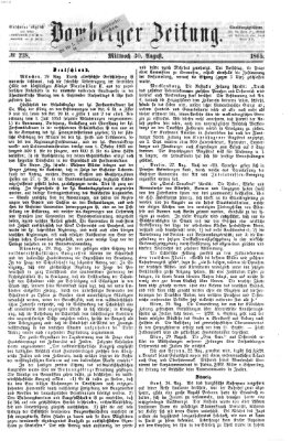 Bamberger Zeitung Mittwoch 30. August 1865