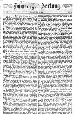 Bamberger Zeitung Freitag 20. Oktober 1865