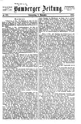 Bamberger Zeitung Donnerstag 9. November 1865