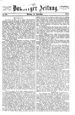 Bamberger Zeitung Montag 20. November 1865