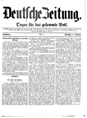 Deutsche Zeitung Samstag 8. Oktober 1870