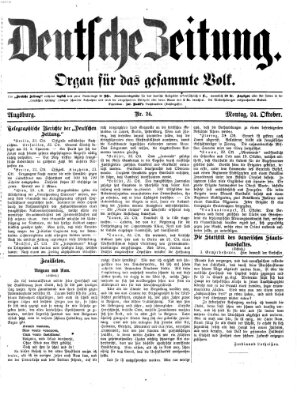 Deutsche Zeitung Montag 24. Oktober 1870