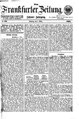 Neue Frankfurter Zeitung Sonntag 5. März 1865