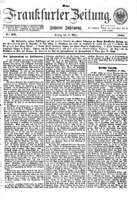 Neue Frankfurter Zeitung Freitag 31. März 1865