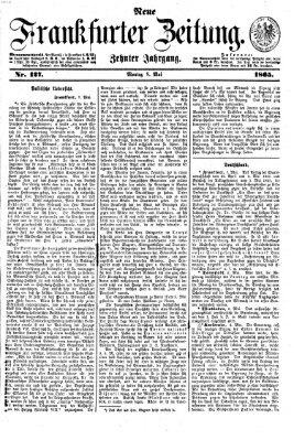 Neue Frankfurter Zeitung Montag 8. Mai 1865