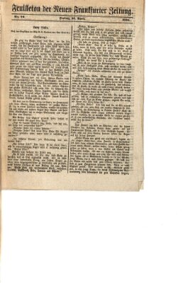 Neue Frankfurter Zeitung Freitag 28. April 1865