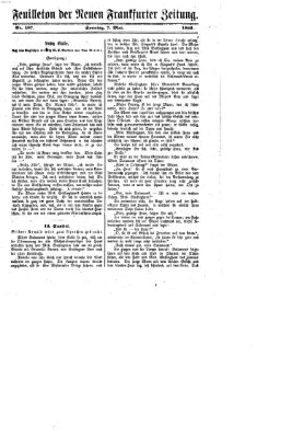 Neue Frankfurter Zeitung Sonntag 7. Mai 1865