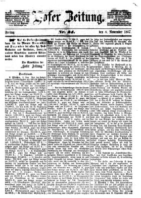 Hofer Zeitung Freitag 8. November 1867