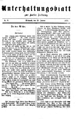 Hofer Zeitung. Unterhaltungsblatt zur Hofer Zeitung (Hofer Zeitung) Mittwoch 29. Januar 1868