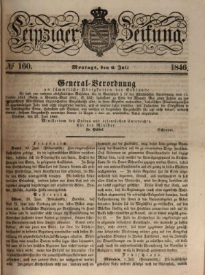 Leipziger Zeitung Montag 6. Juli 1846