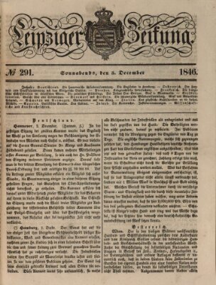 Leipziger Zeitung Samstag 5. Dezember 1846