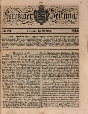 Leipziger Zeitung Freitag 24. März 1848