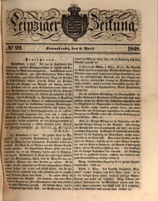 Leipziger Zeitung Samstag 8. April 1848