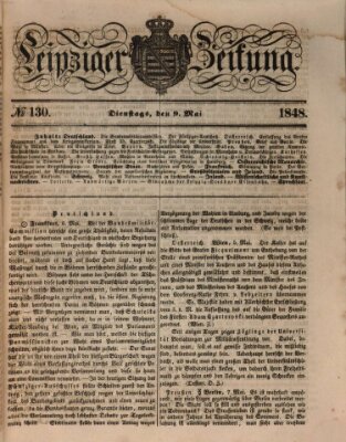 Leipziger Zeitung Dienstag 9. Mai 1848