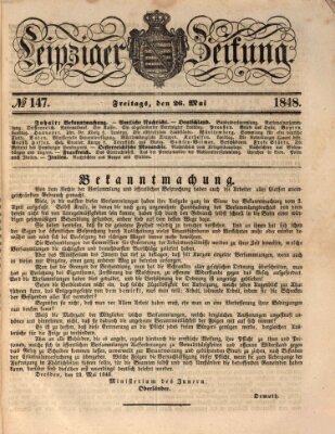 Leipziger Zeitung Freitag 26. Mai 1848