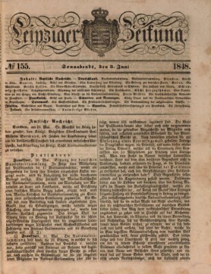 Leipziger Zeitung Samstag 3. Juni 1848